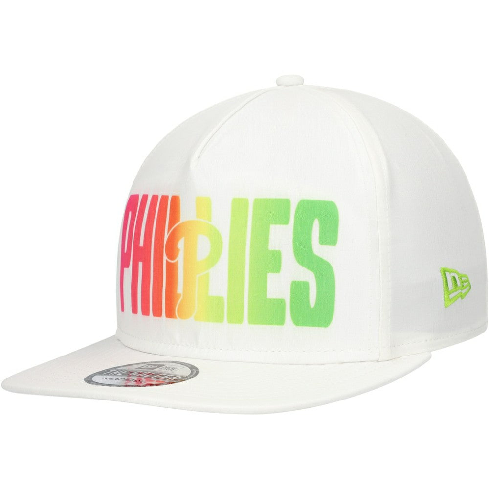 Philadelphia Phillies Spring Spectrum Golfer Snapback Hat - White | New Era