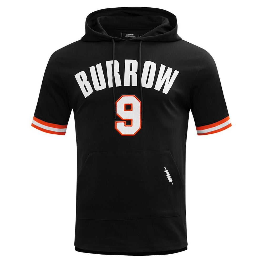 NFL Cincinnati Bengals Joe Burrow  Pro Standard Player Name & Number Hoodie T-Shirt