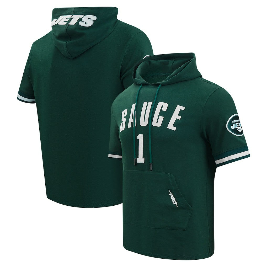 NFL New York Jets Ahmad Sauce Gardner  Pro Standard Player Name & Number Hoodie T-Shirt