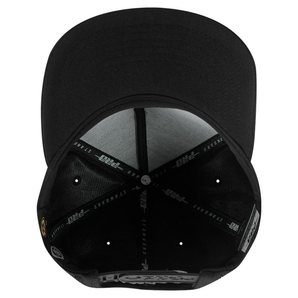 Boston Bruins Pro Standard Paint the City Pinch Front Snapback Hat