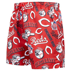 Cincinnati Reds Pro Standard Toss Logo Woven Shorts - Black