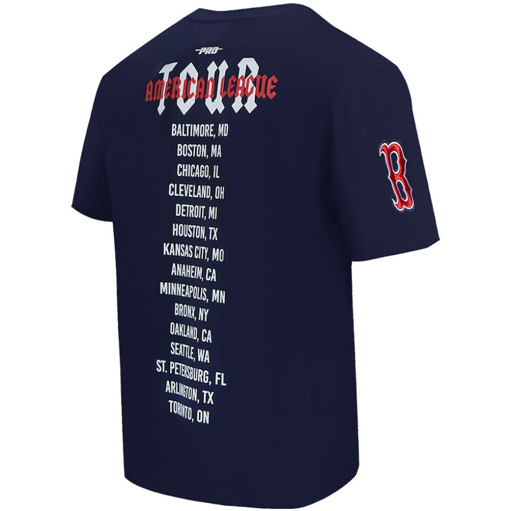 Boston Red Sox Pro Standard Oversized City Tour T-Shirt - Navy