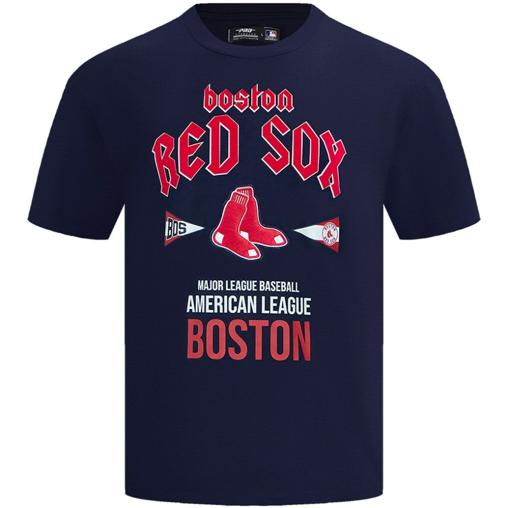 Boston Red Sox Pro Standard Oversized City Tour T-Shirt - Navy