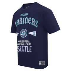 Seattle Mariners Pro Standard Oversized City Tour T-Shirt - Navy