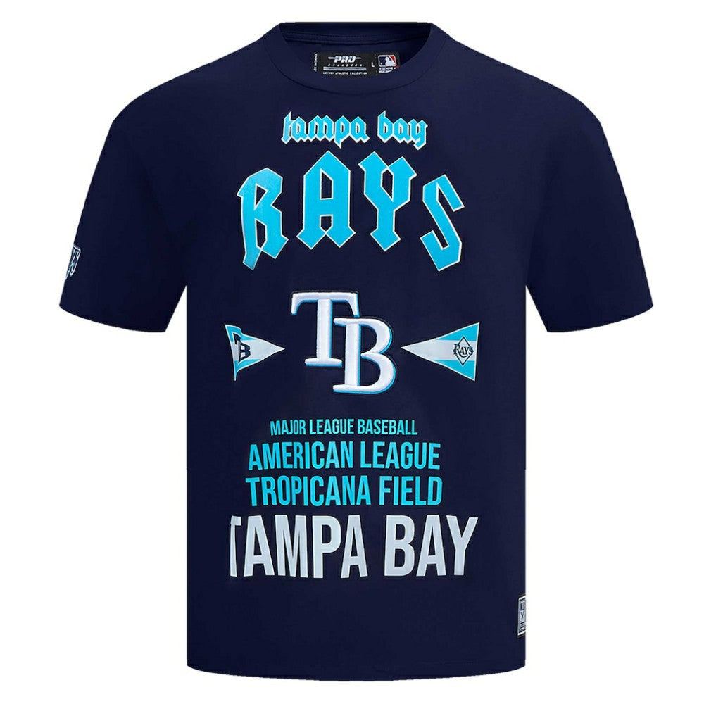 Tampa Bay Rays Pro Standard Oversized City Tour T-Shirt - Navy