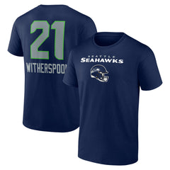 NFL Seattle Seahawks Devon Witherspoon  Team Wordmark Player Name & Number T-Shirt