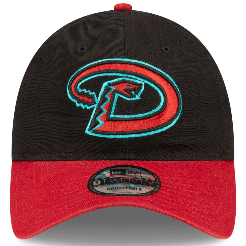 Arizona Diamondbacks Road Replica Core Classic 9TWENTY Adjustable Hat - Black/Red | New Era