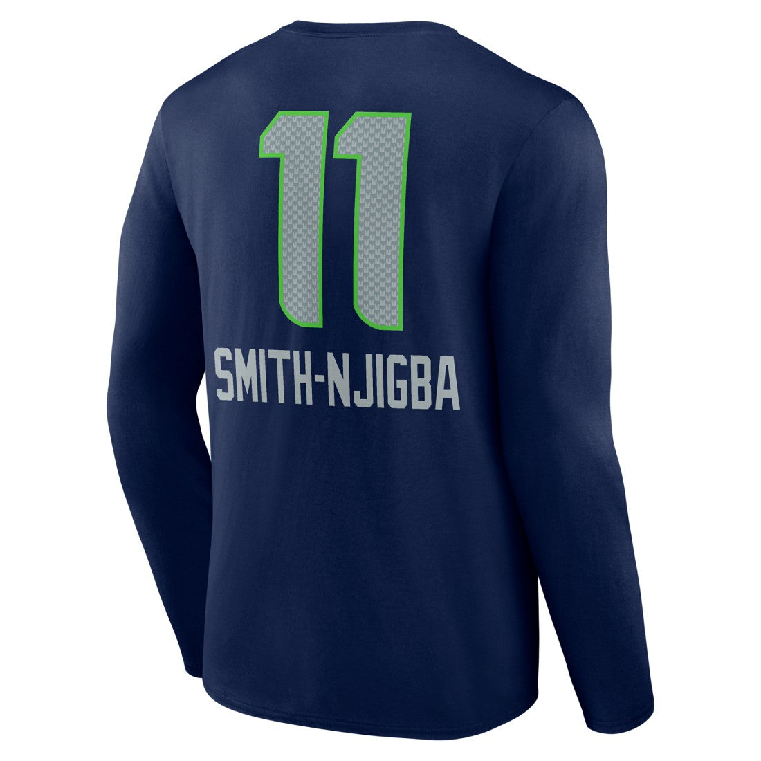 NFL Seattle Seahawks Jaxon Smith-Njigba  Team Wordmark Player Name & Number Long Sleeve T-Shirt