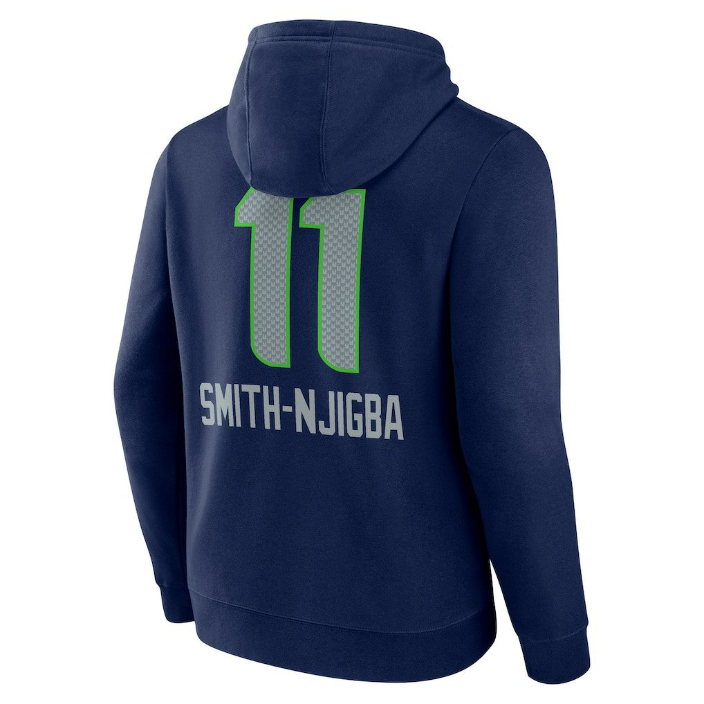 NFL Seattle Seahawks Jaxon Smith-Njigba  Team Wordmark Player Name & Number Pullover Hoodie