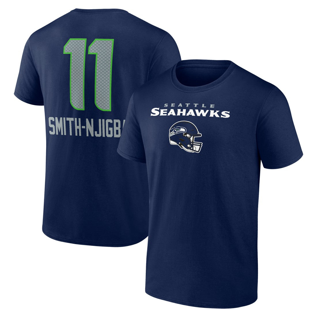 NFL Seattle Seahawks Jaxon Smith-Njigba  Team Wordmark Player Name & Number T-Shirt