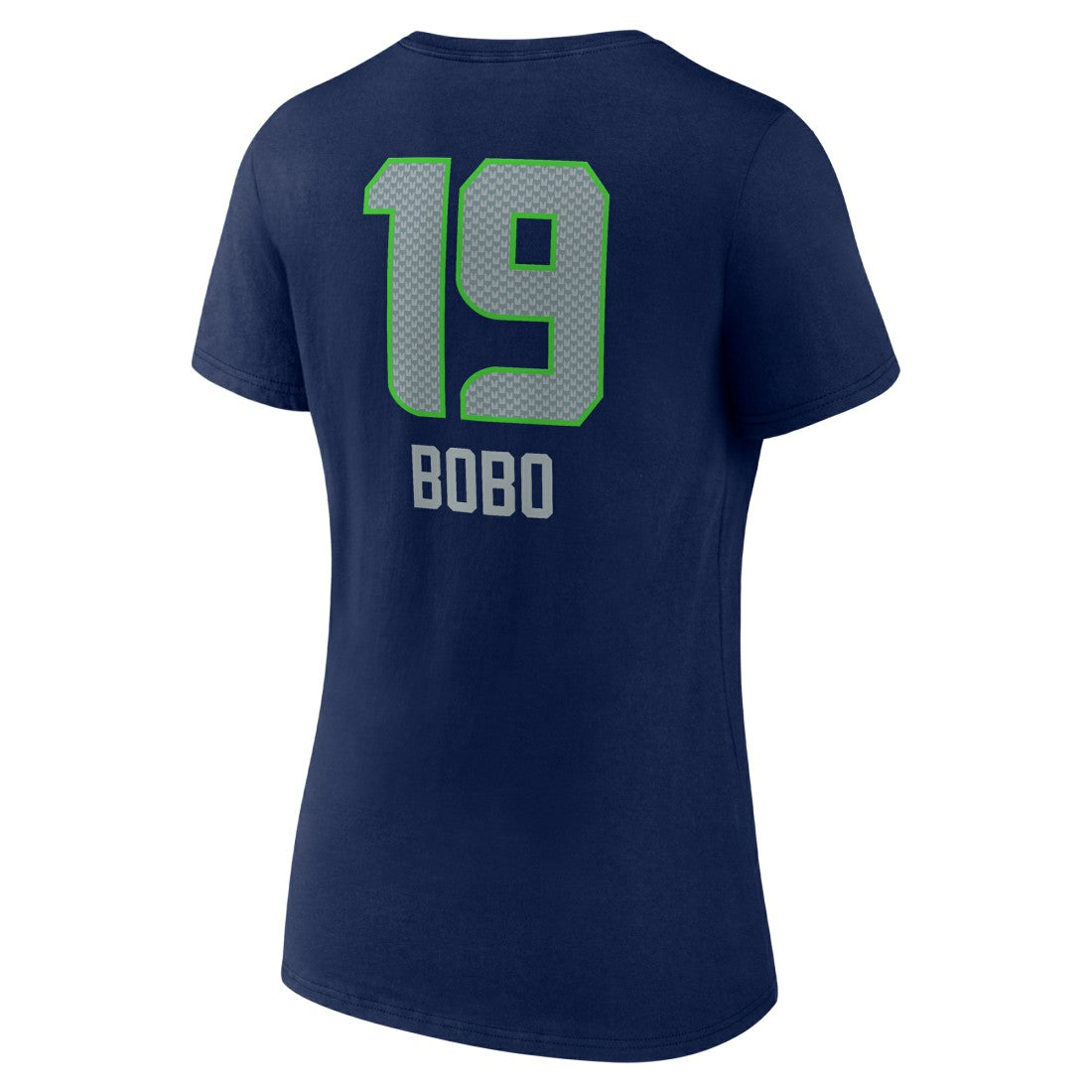 NFL Seattle Seahawks Jake Bobo  Women's Team Wordmark Player Name & Number V-Neck T-Shirt