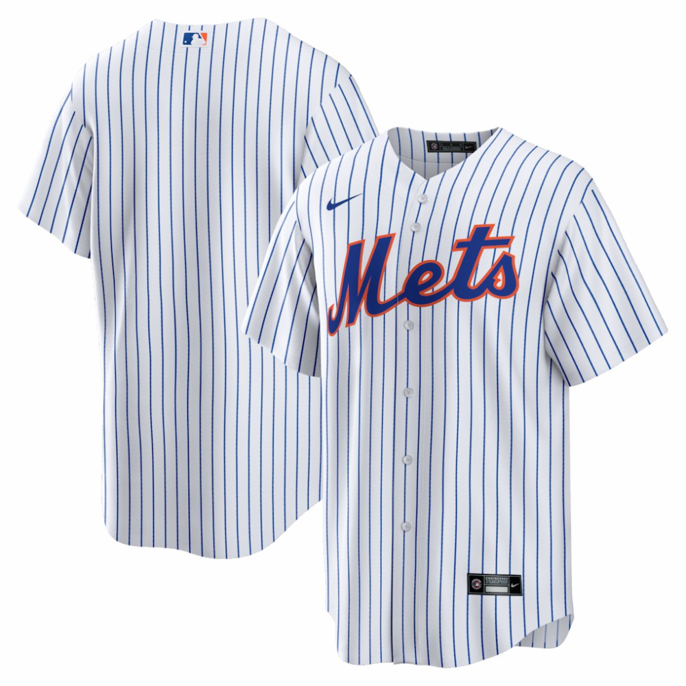 New York Mets Home Big & Tall Replica Jersey - White | Nike