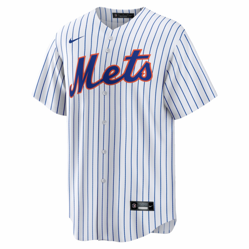 New York Mets Home Big & Tall Replica Jersey - White | Nike
