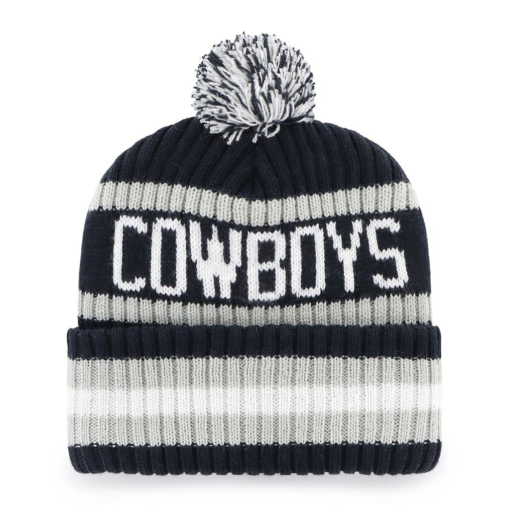 NFL Dallas Cowboys '47 Bering Cuffed Knit Hat with Pom
