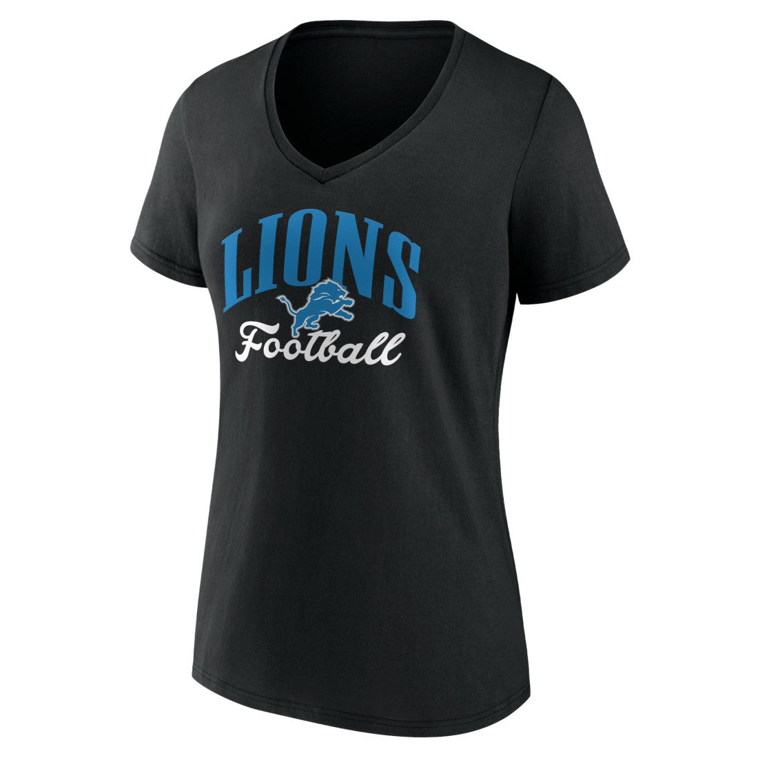 NFL Detroit Lions Women's Victory Script V-Neck T-Shirt