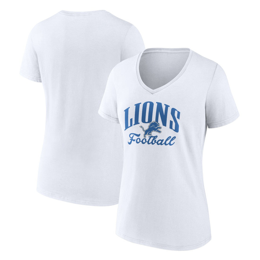 NFL Detroit Lions Women's Victory Script V-Neck T-Shirt