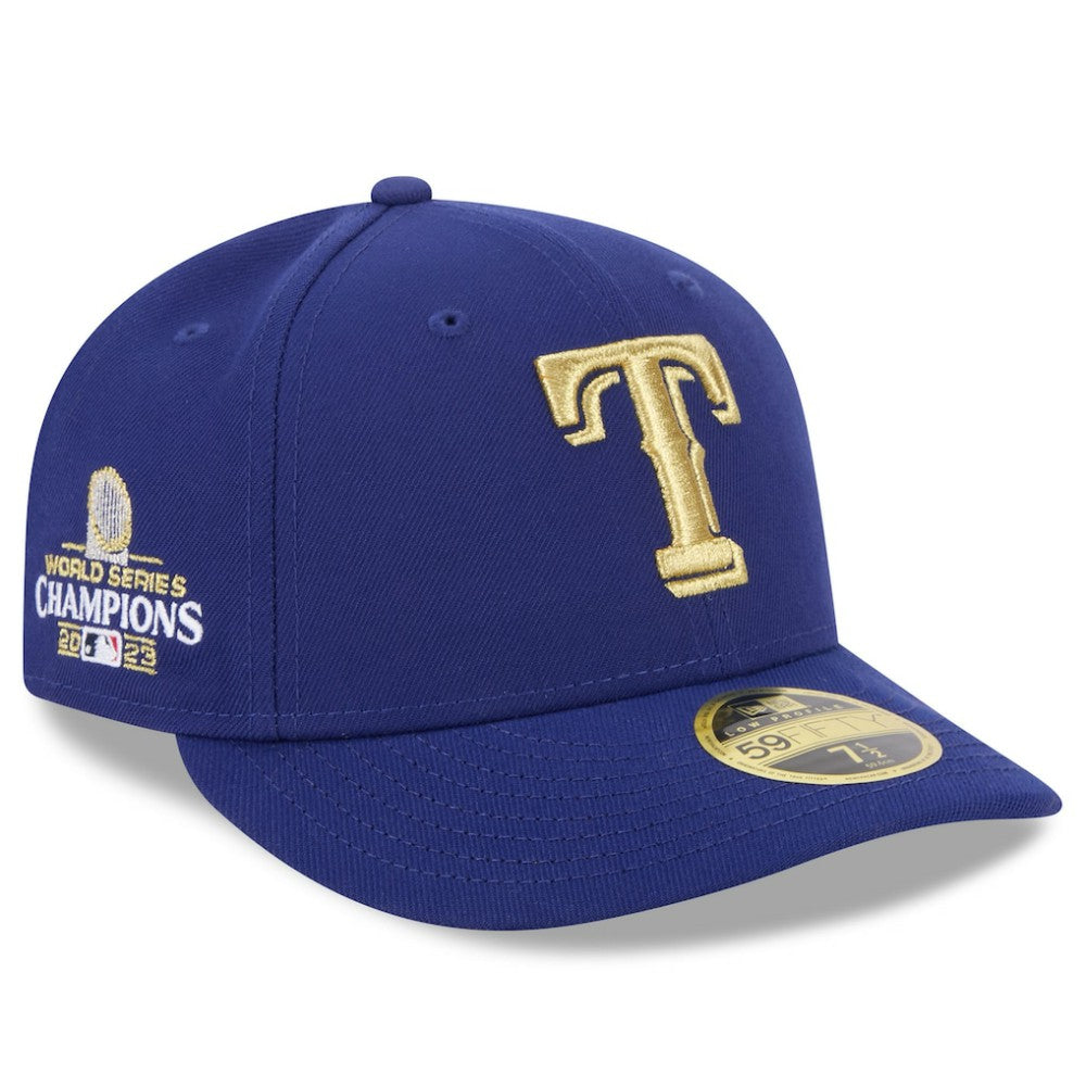 Texas Rangers 2024 Gold Collection Low Profile 59FIFTY Fitted Hat - Royal | New Era