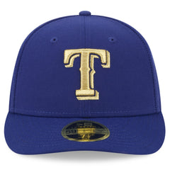 Texas Rangers 2024 Gold Collection Low Profile 59FIFTY Fitted Hat - Royal | New Era