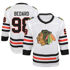 Connor Bedard Chicago Blackhawks Youth Away Replica Player Jersey