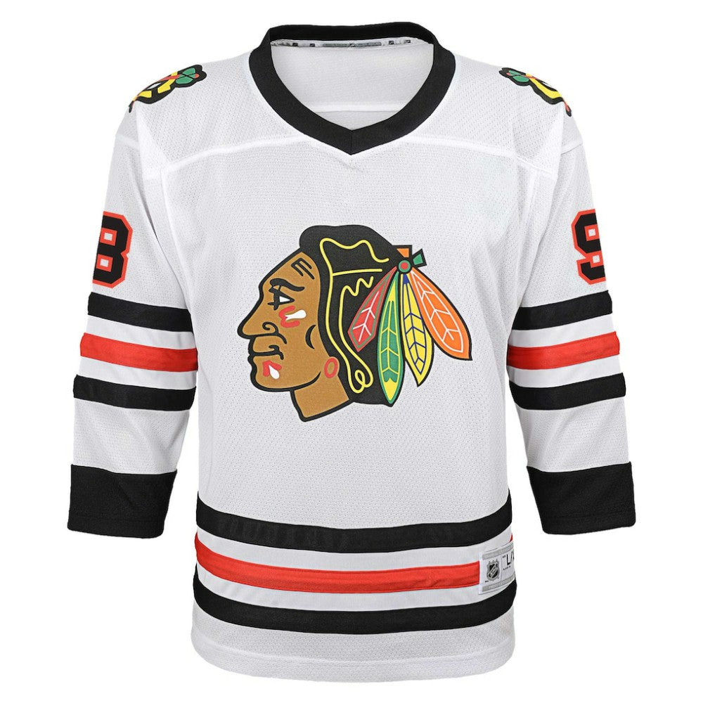 Connor Bedard Chicago Blackhawks Youth Away Replica Player Jersey