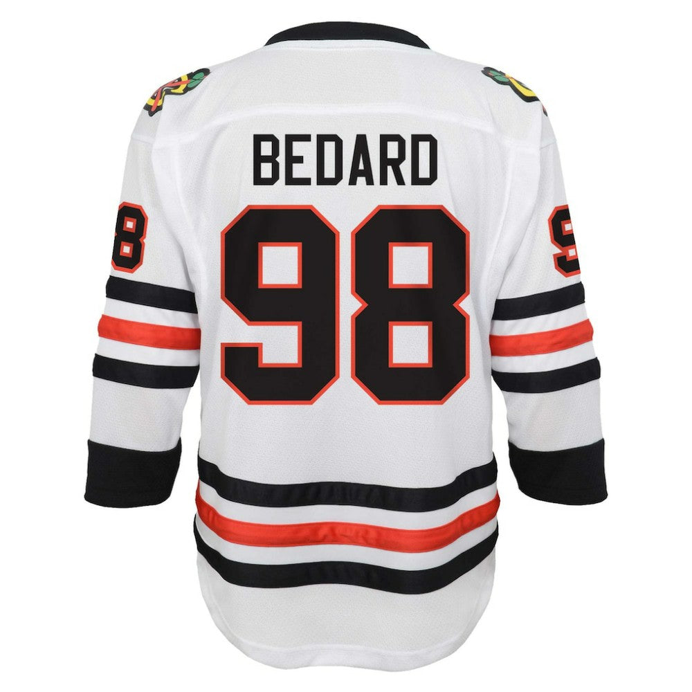 Connor Bedard Chicago Blackhawks Youth Away Replica Player Jersey