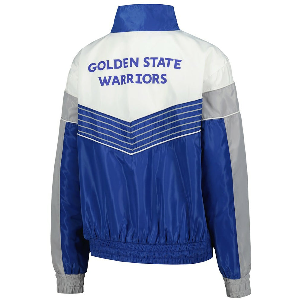 Golden State Warriors The Wild Collective Women's Courtside Half-Zip Track Jacket sale - Royal cheap