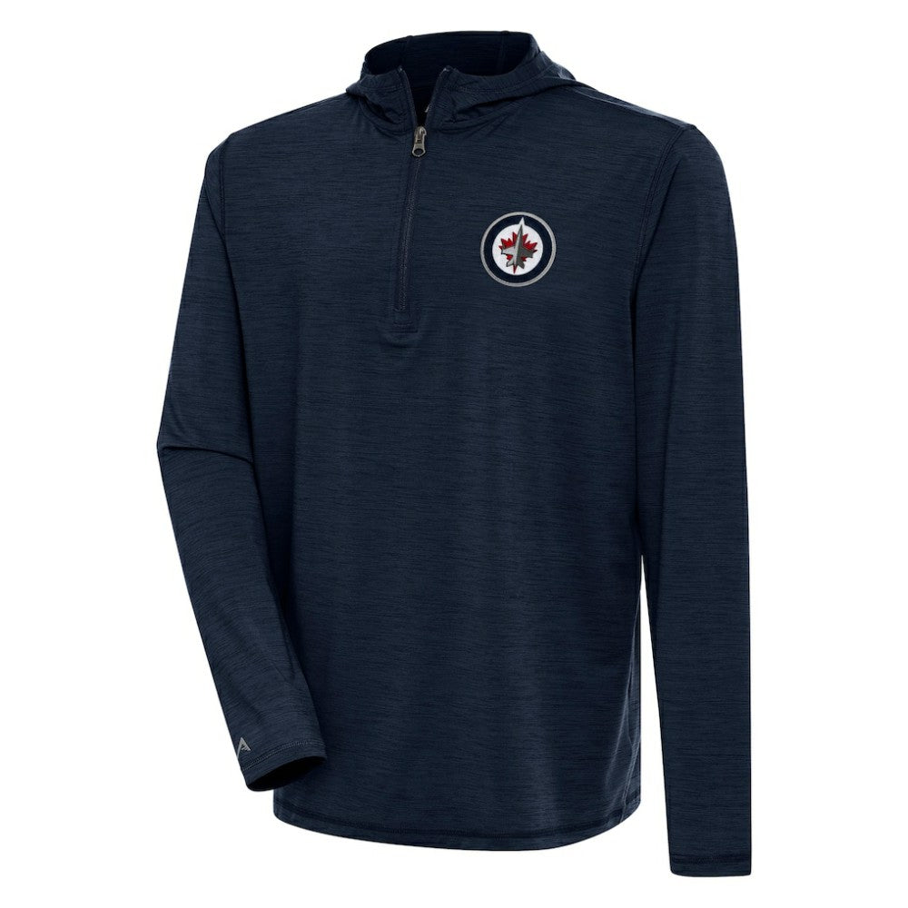 Winnipeg Jets Antigua Tidy Quarter-Zip Pullover Hoodie