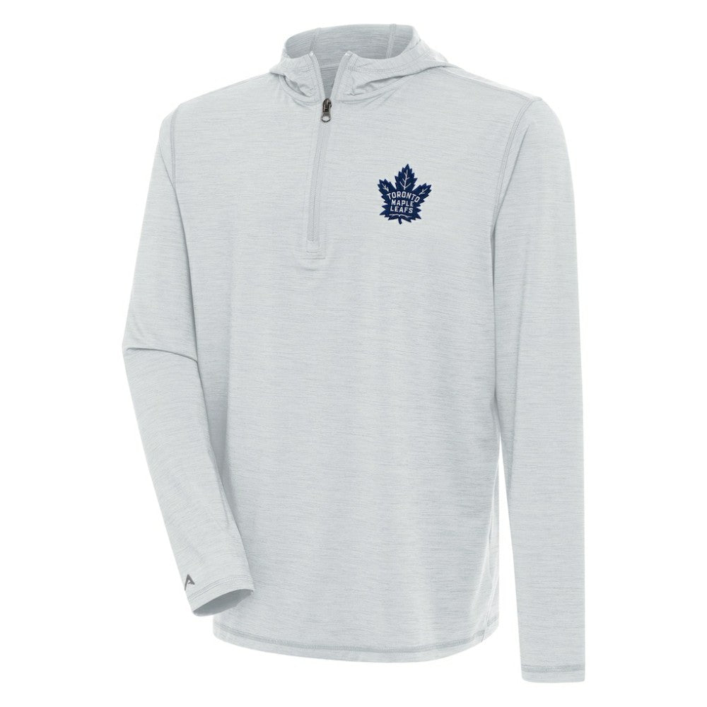 Toronto Maple Leafs Antigua Tidy Quarter-Zip Pullover Hoodie
