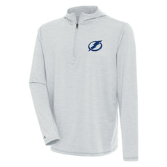 Tampa Bay Lightning Antigua Tidy Quarter-Zip Pullover Hoodie