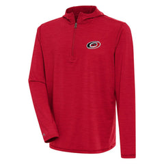 Carolina Hurricanes Antigua Tidy Quarter-Zip Pullover Hoodie