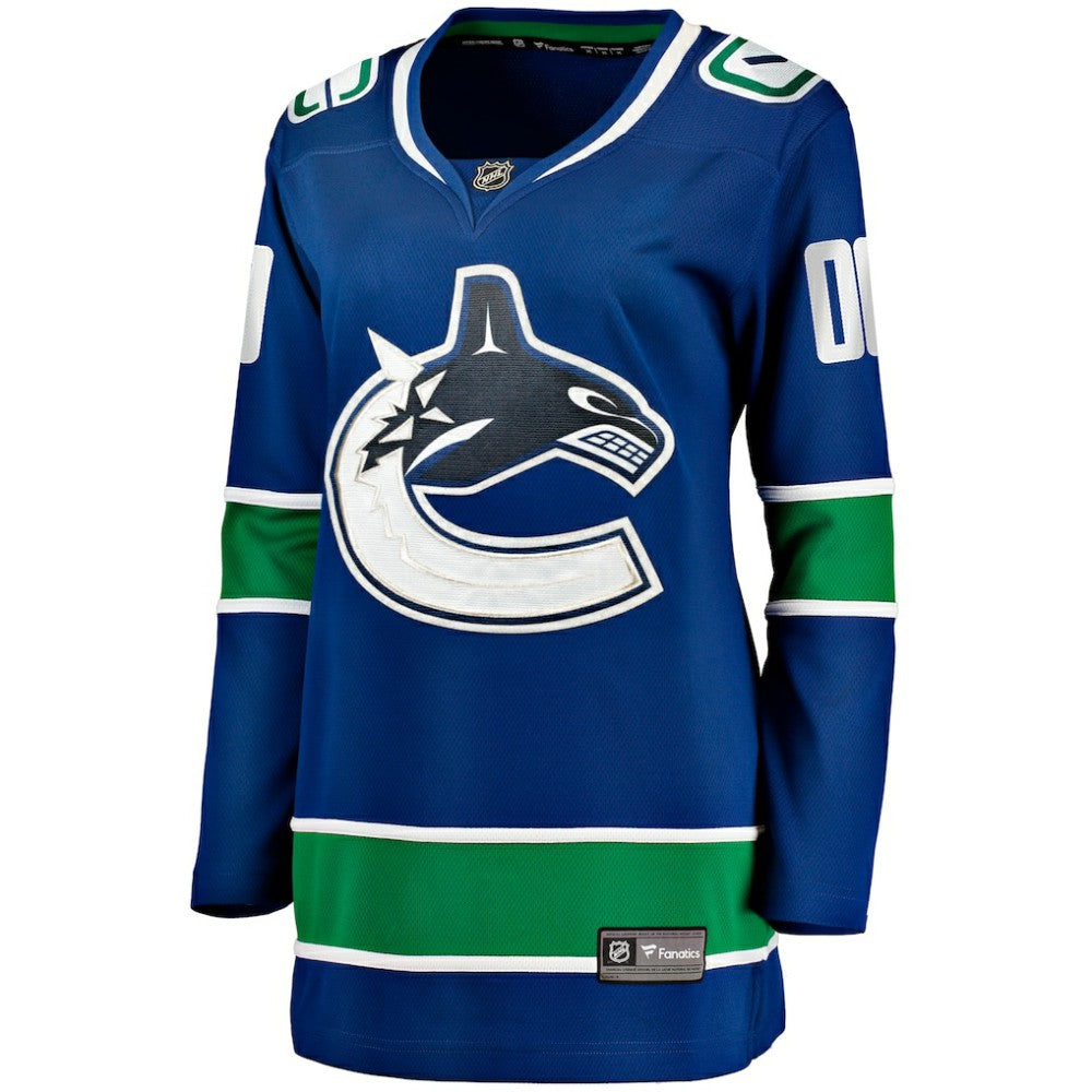 Vancouver Canucks Fanatics Women's Breakaway Custom Jersey