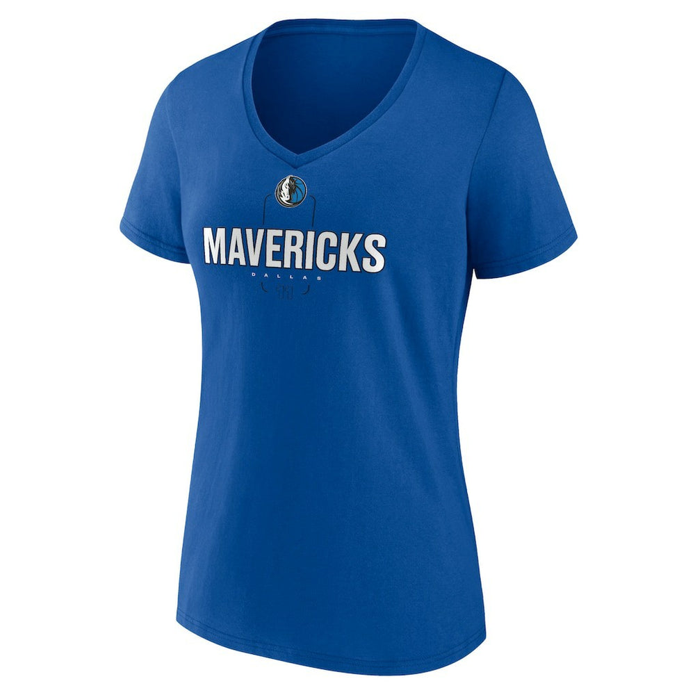 Kyrie Irving Dallas Mavericks Women's Behind The Back Name & Number V-Neck T-Shirt sale - Blue on sale