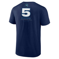 Anthony Edwards Minnesota Timberwolves Behind The Back Name & Number T-Shirt - Navy cheap