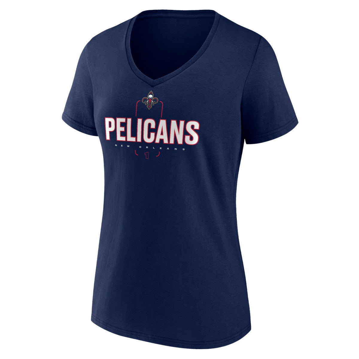 Zion Williamson New Orleans Pelicans Women's Behind The Back Name & Number V-Neck T-Shirt - Navy sale