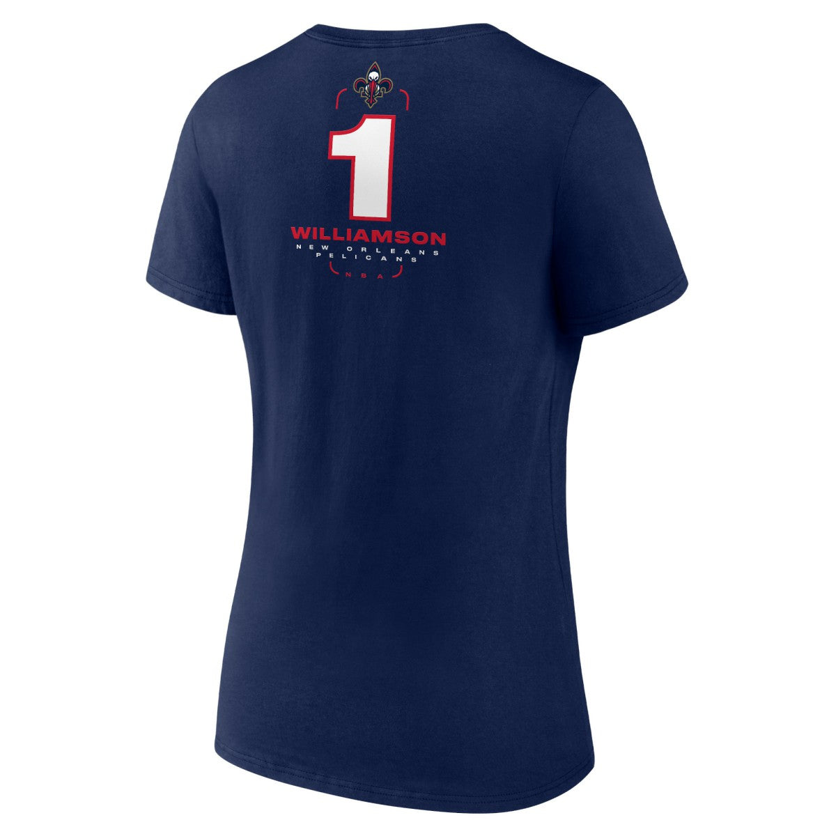 Zion Williamson New Orleans Pelicans Women's Behind The Back Name & Number V-Neck T-Shirt - Navy sale