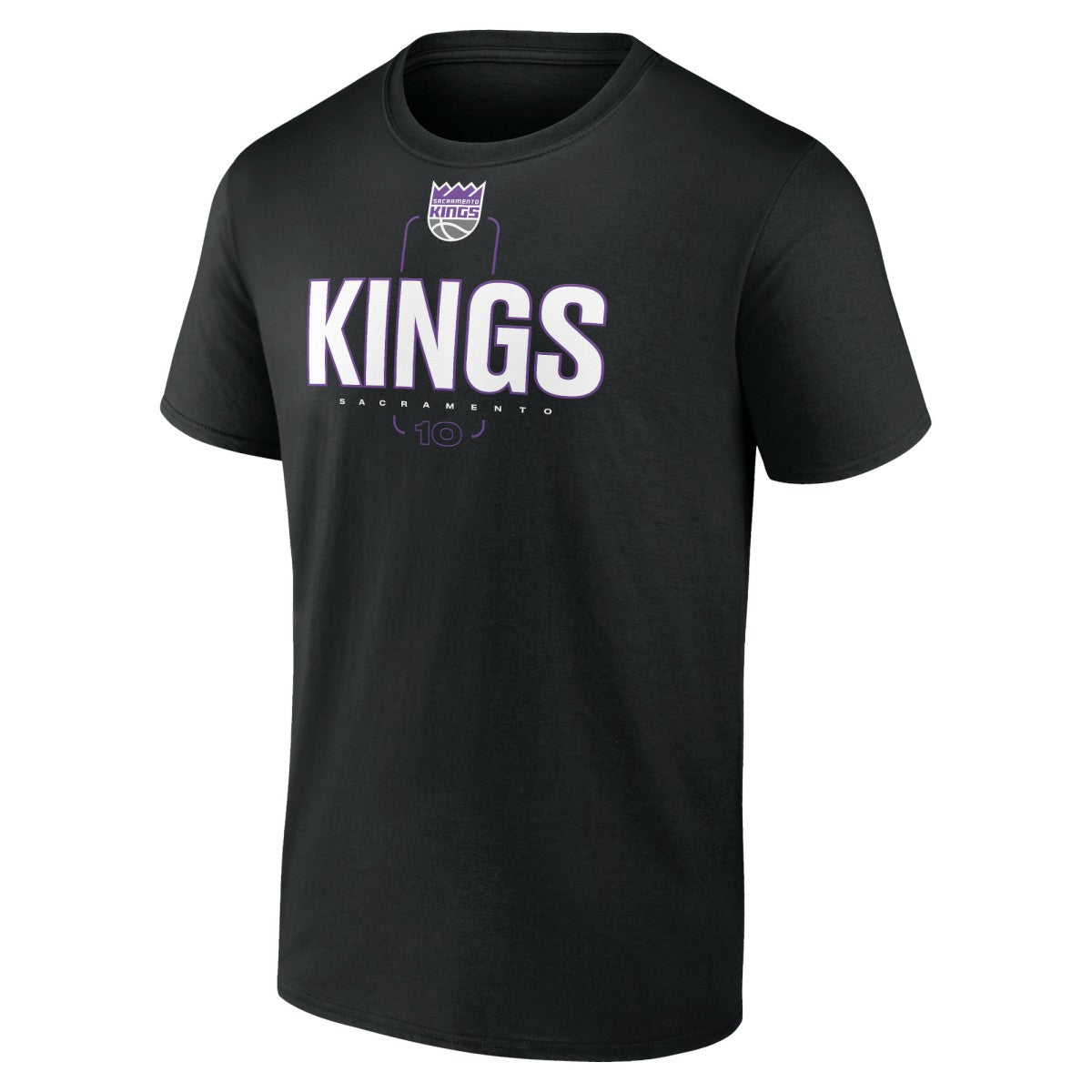 Domantas Sabonis Sacramento Kings Behind The Back Name & Number T-Shirt - Black online