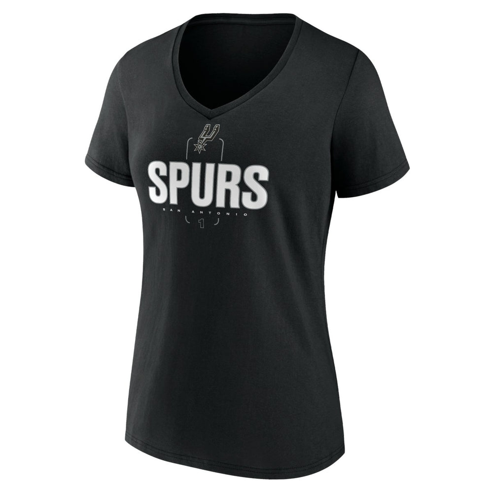 Victor Wembanyama San Antonio Spurs Women's Behind The Back Name & Number V-Neck T-Shirt - Black for sale
