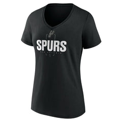 Victor Wembanyama San Antonio Spurs Women's Behind The Back Name & Number V-Neck T-Shirt - Black for sale