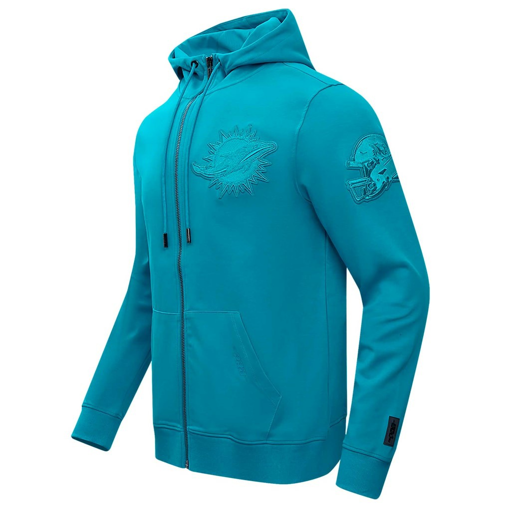 NFL Miami Dolphins Pro Standard Triple Tonal Full-Zip Hoodie