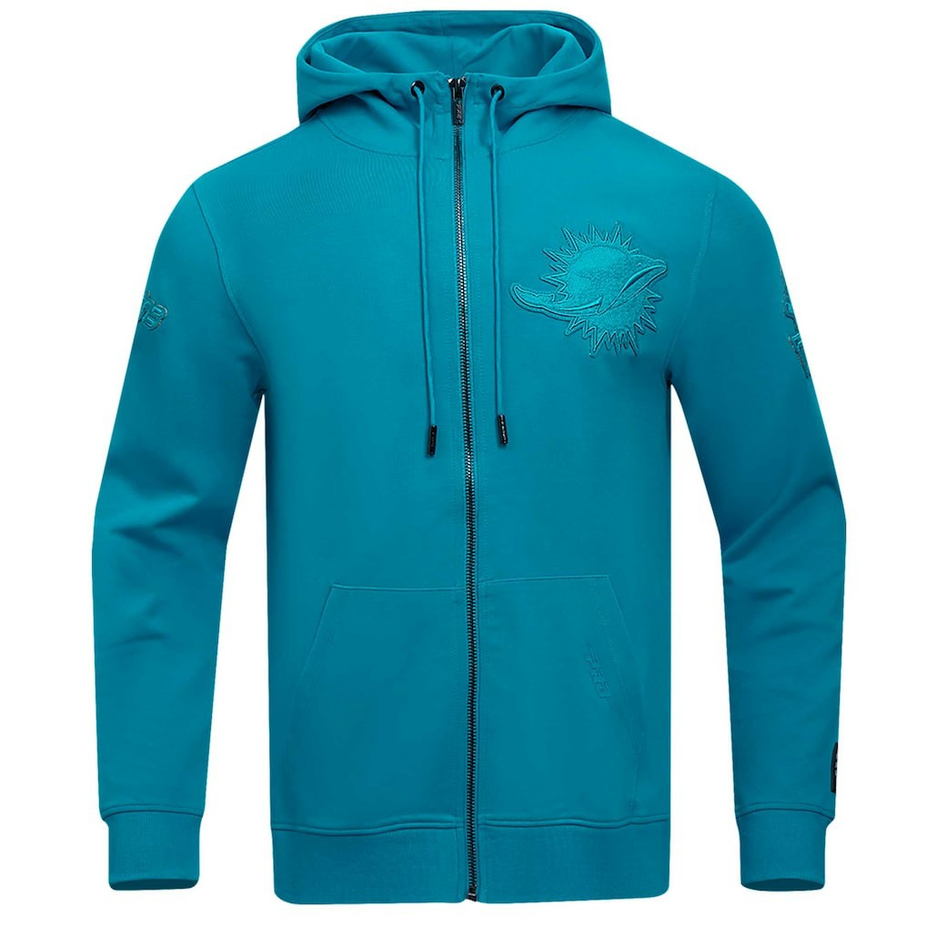 NFL Miami Dolphins Pro Standard Triple Tonal Full-Zip Hoodie
