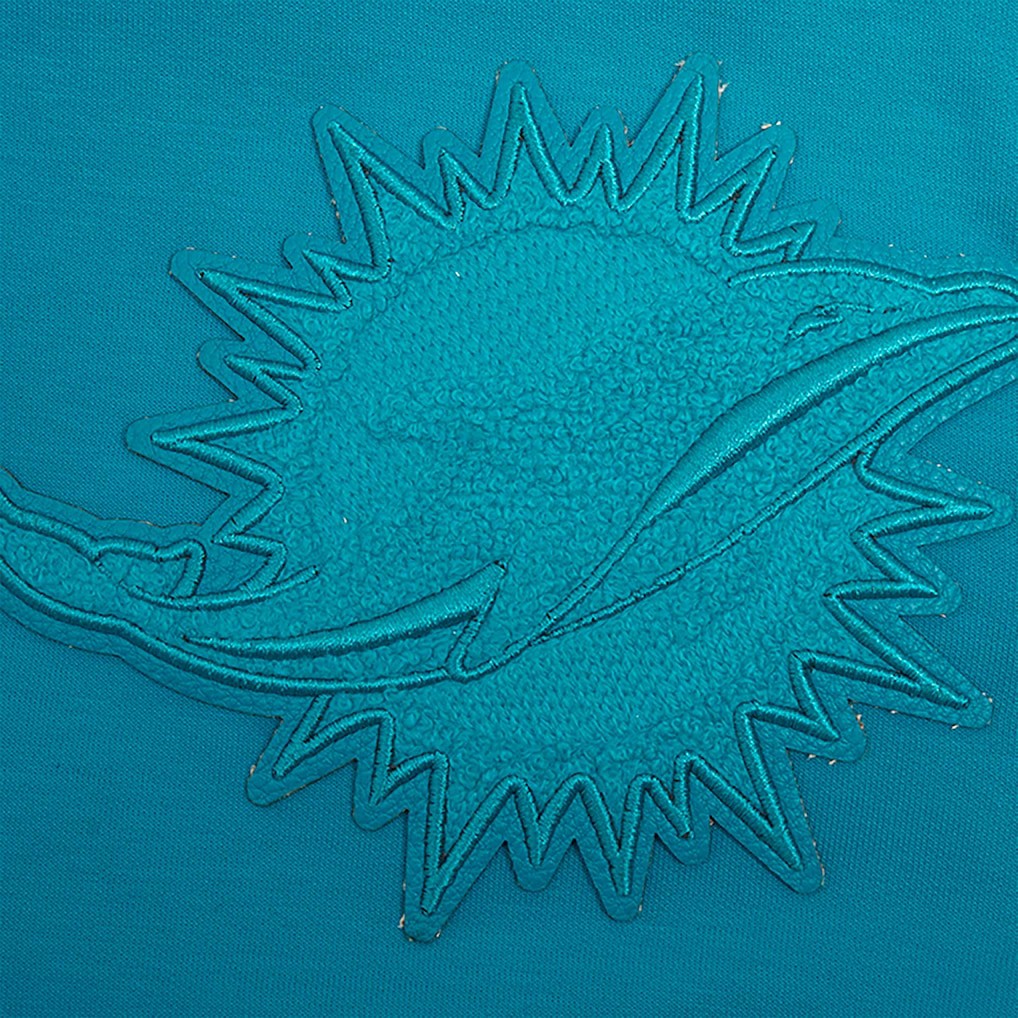 NFL Miami Dolphins Pro Standard Triple Tonal Full-Zip Hoodie