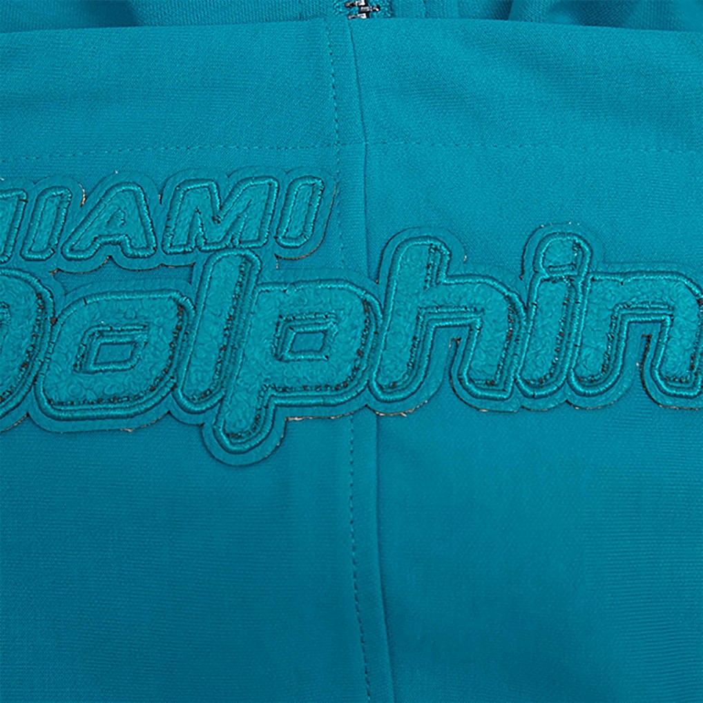NFL Miami Dolphins Pro Standard Triple Tonal Full-Zip Hoodie