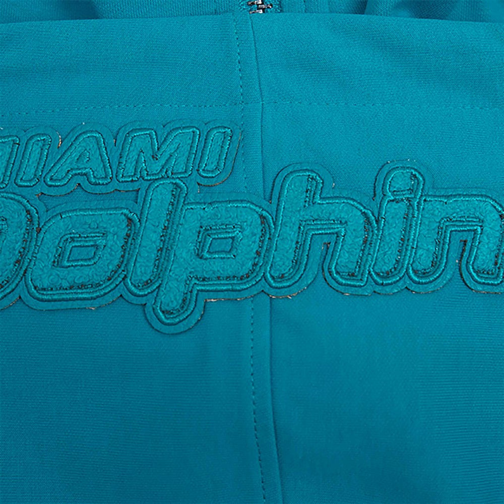 NFL Miami Dolphins Pro Standard Triple Tonal Full-Zip Hoodie