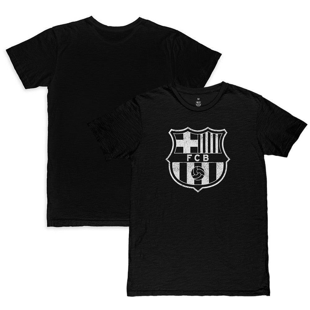 Barcelona 1863FC Mono Crest Slub T-Shirt / Soccer For sale