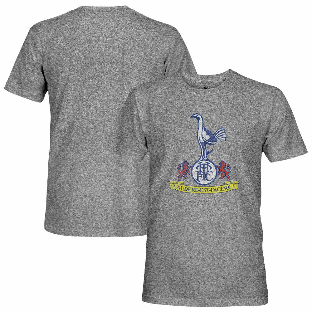Tottenham Hotspur 1863FC Retro Crest Twisted Tri-Blend Slub T-Shirt / Soccer For sale