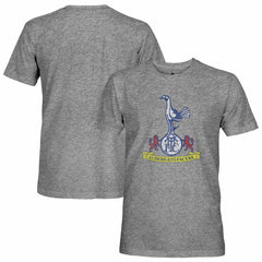 Tottenham Hotspur 1863FC Retro Crest Twisted Tri-Blend Slub T-Shirt / Soccer For sale