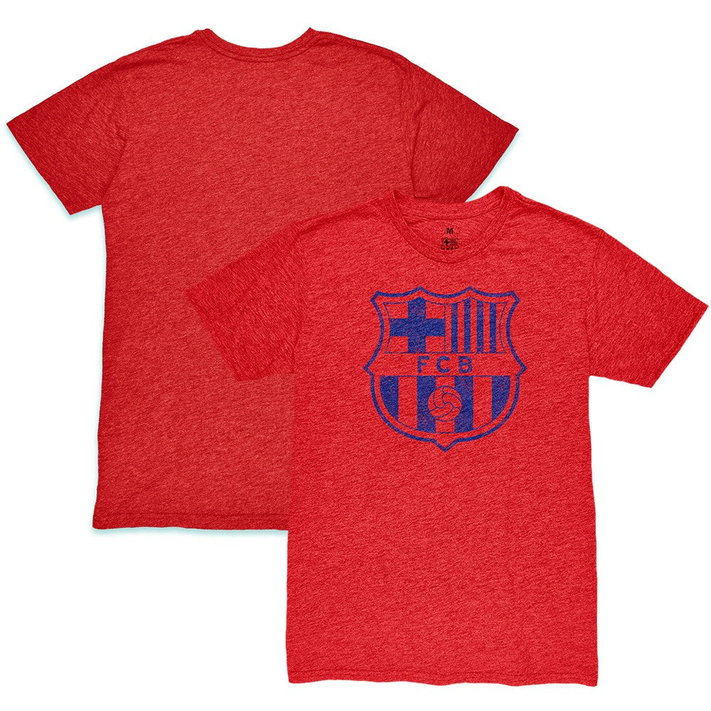 Barcelona 1863FC Mono Crest Twisted Tri-Blend Slub T-Shirt / Soccer Discount