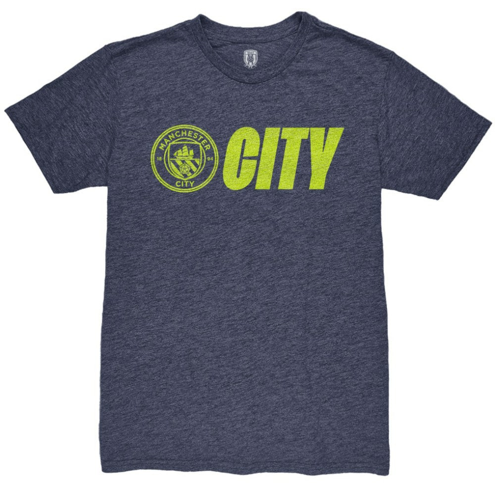 Manchester City 1863FC Lockup Twisted Tri-Blend Slub T-Shirt / Soccer Online