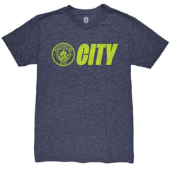 Manchester City 1863FC Lockup Twisted Tri-Blend Slub T-Shirt / Soccer Online