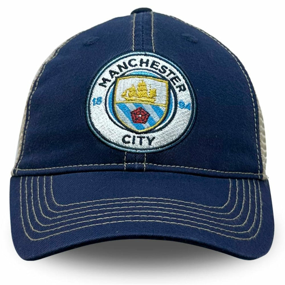 Manchester City 1863FC Trucker Adjustable Hat / Soccer For sale